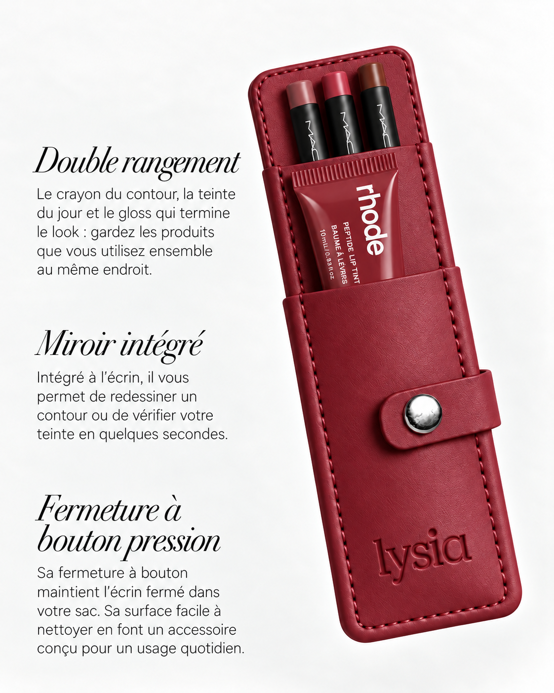 L’Écrin Signature - Rouge cerise